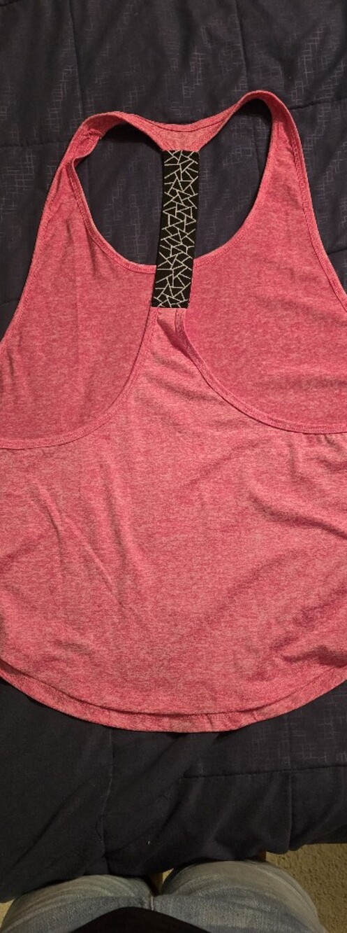 Women’s Racerback Tank Top - Pink - Picture 2 of 3